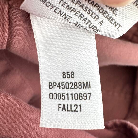 BP. + Wildfang Womens The Essential Short Sleeve Coverall Jumpsuit Size L Brown - Picture 8 of 10